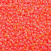 10/0 Preciosa Seed Beads Opaque Orange AB
